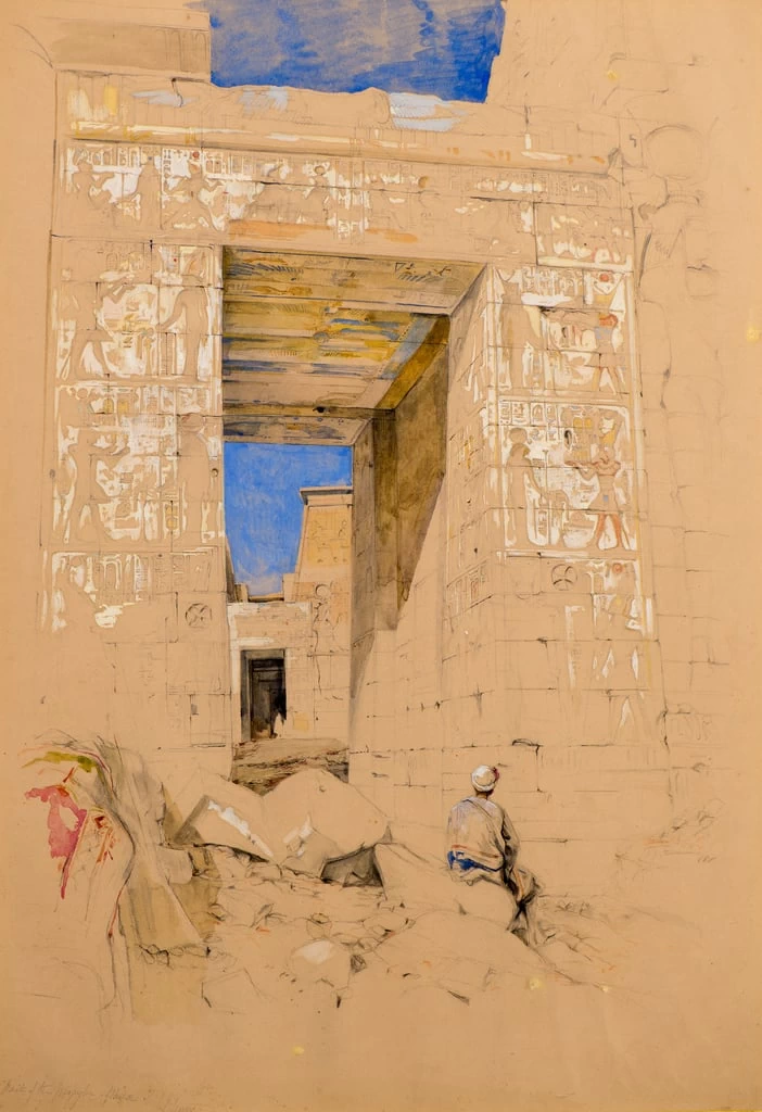 Parte del Propylon di Philae - The McManus, Dundee